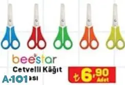 BEESTAR CETVELLİ KAĞIT MAKASI